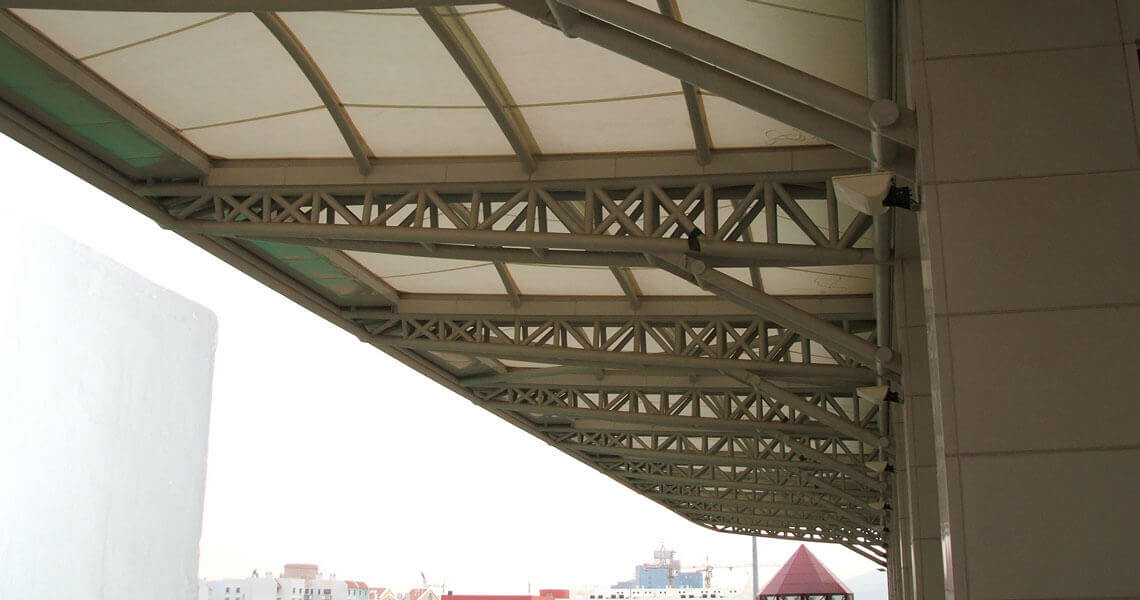 Macau Stadium Tensioned Fabric Structure (2)