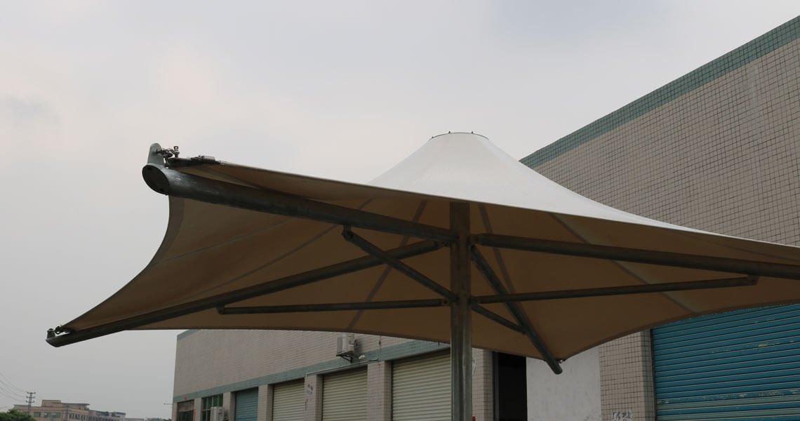 tensile fabric canopy