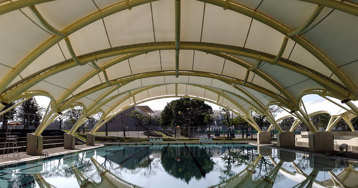 Swimming Pool Shade Structure