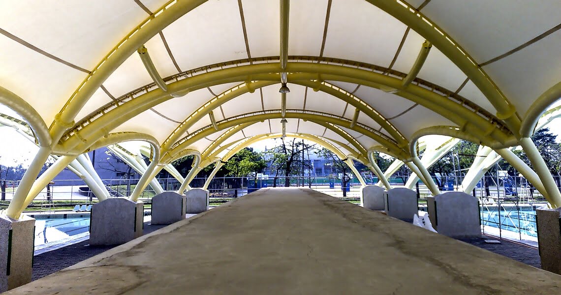 Swimming Pool Shade Structure