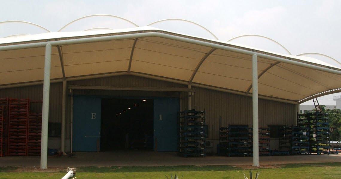 entrance shade structure