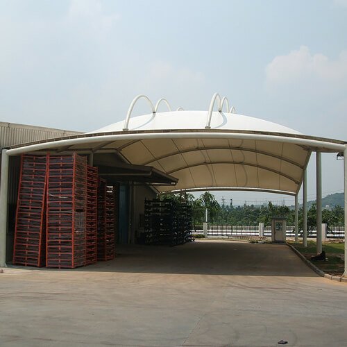 entrance shade structure