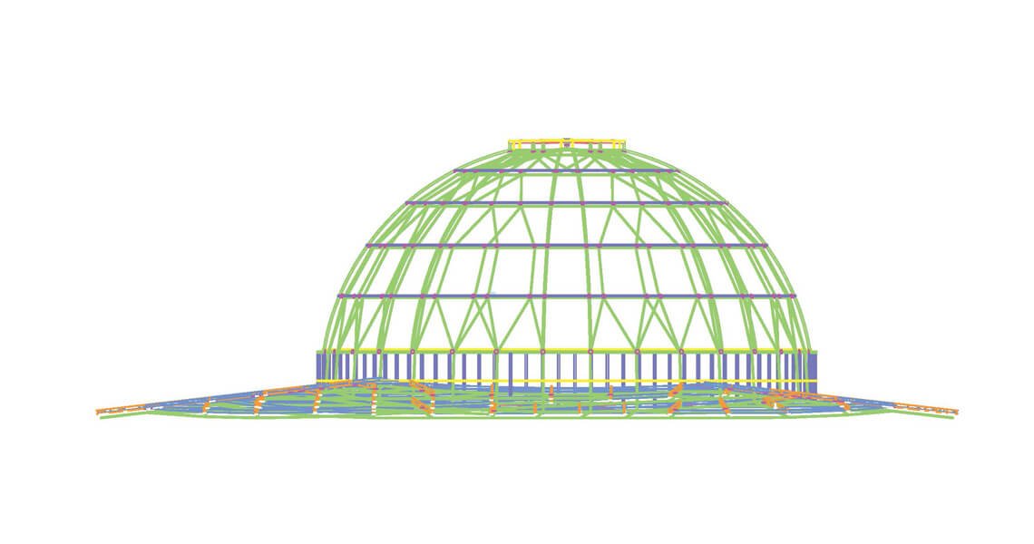 tensile membrane roof