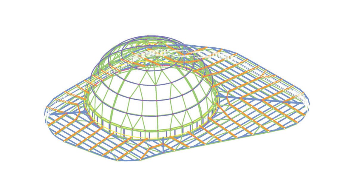 tensile membrane roof