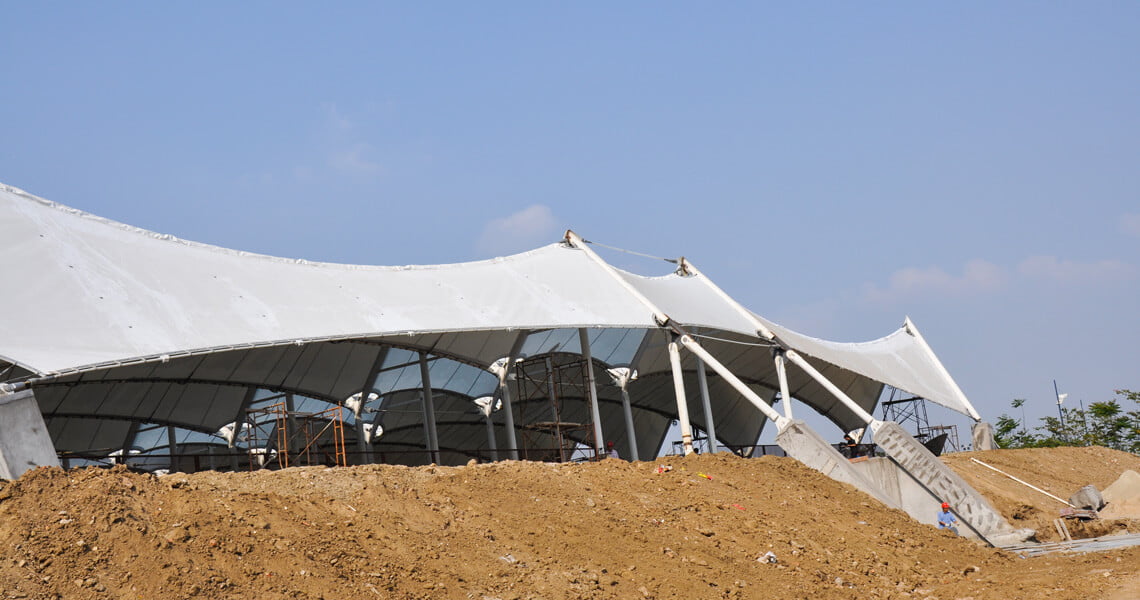 Tennis Court Tensile Membrane Structure