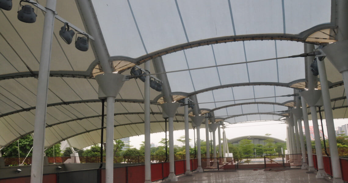 Tennis Court Tensile Membrane Structure