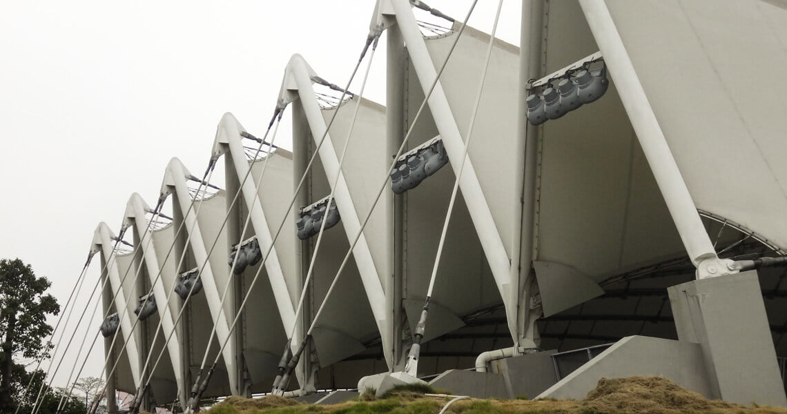 Tennis Court Tensile Membrane Structure