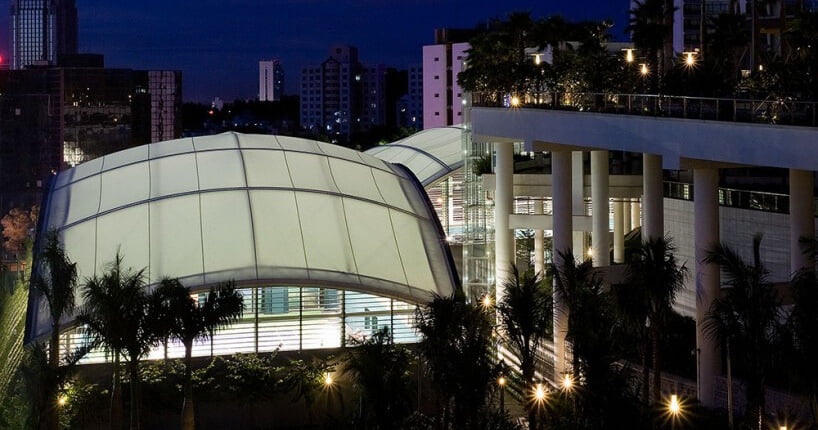 Tennis Court Tensioned Membrane Structure