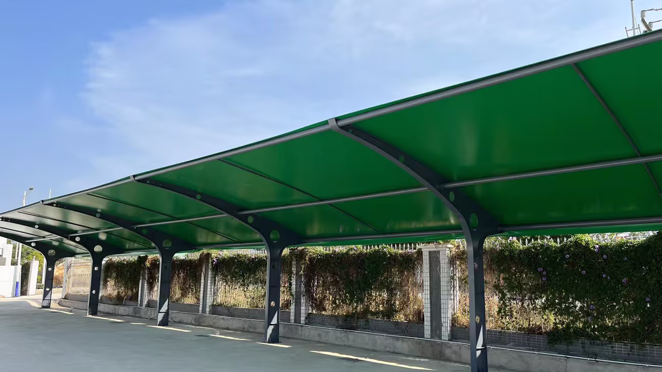 Colorful Tensile PVC Canopy