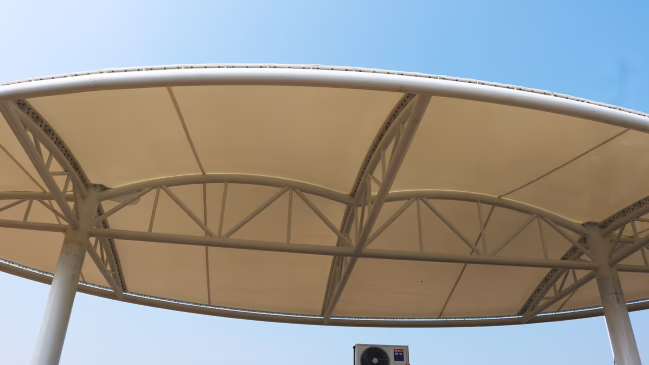 Entrance Tensioned Membrane Structure
