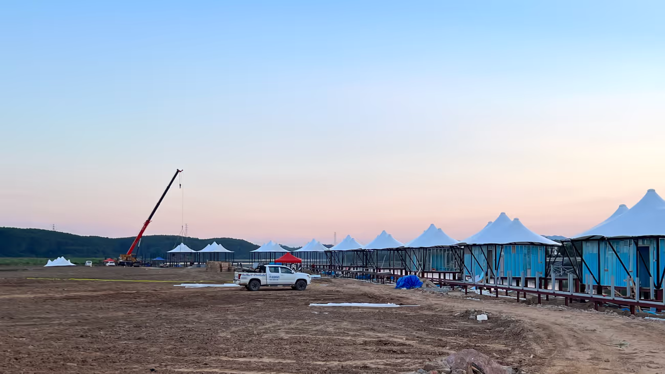 Hotel Tent Tensile Membrane Canopy