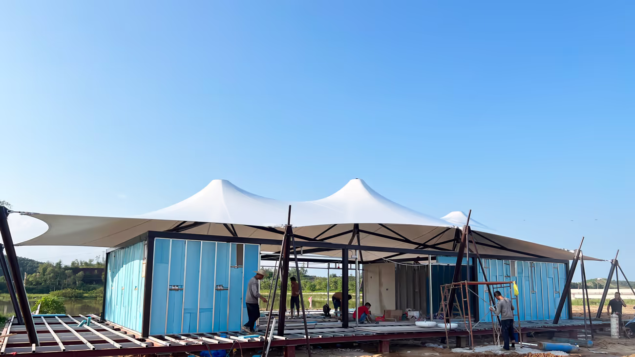 Hotel Tent Tensile Membrane Roof