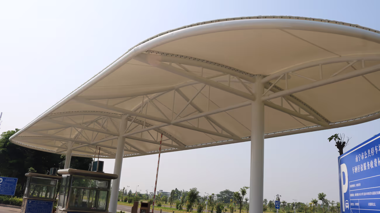 Nanning Airport Carport Entrance Shade Structure