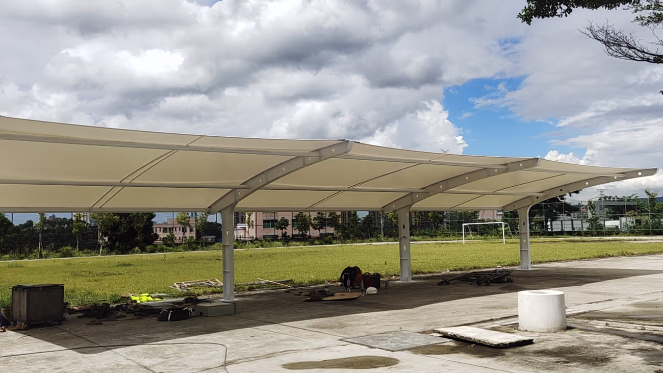 Low Cost Car Parking Shade