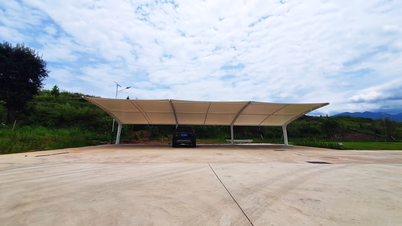 Low Cost Carport Fabric Shade Structure