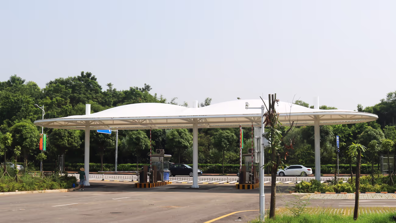 Nanning Airport Carport Entrance Shade Structure