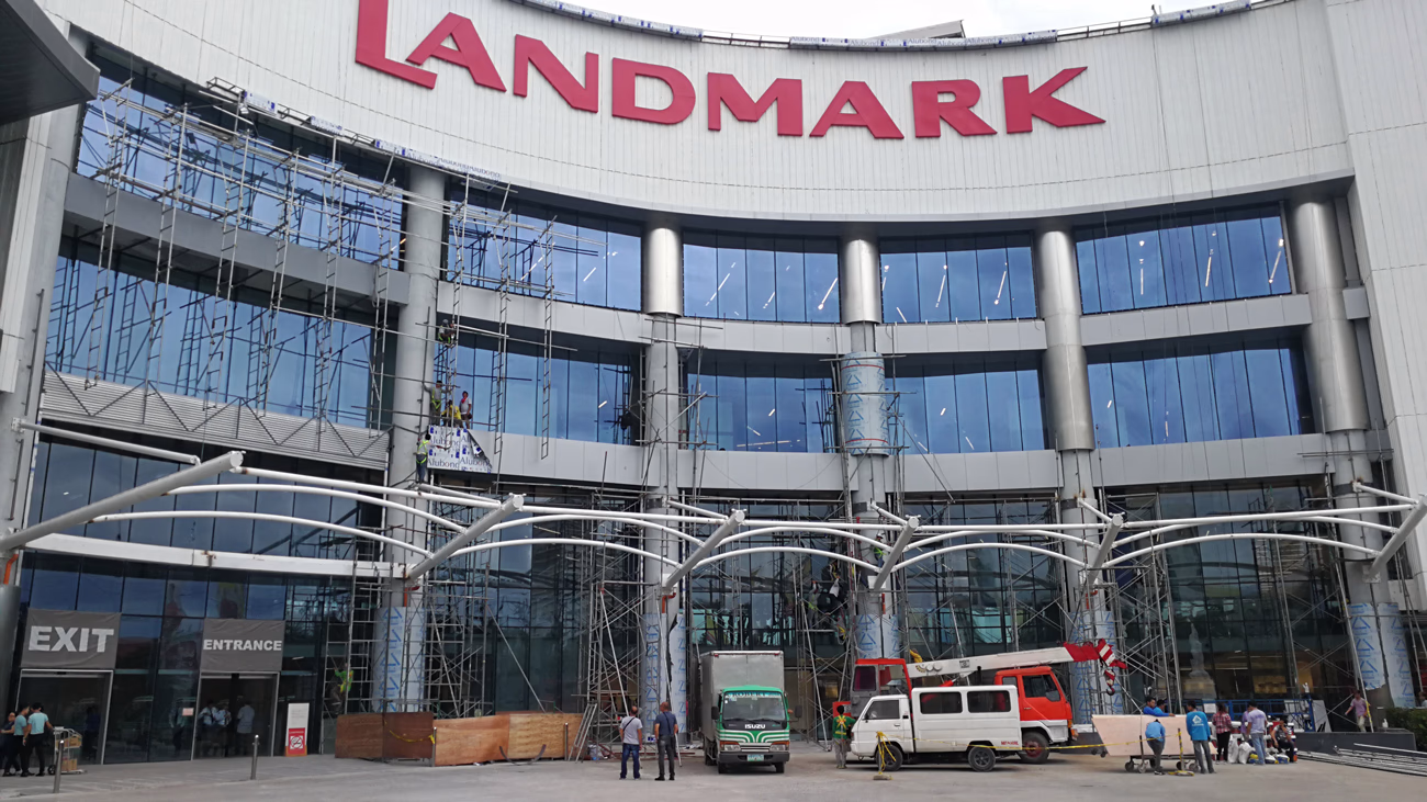 Manila LandMark Shopping Mall Entrance & Walkway Shade Structure