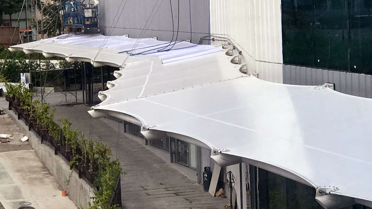 Manila LandMark Shopping Mall Entrance & Walkway Shade Structure