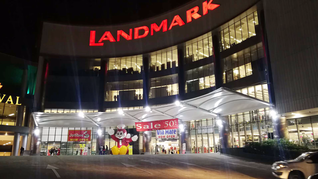 Manila LandMark Shopping Mall Entrance & Walkway Shade Structure